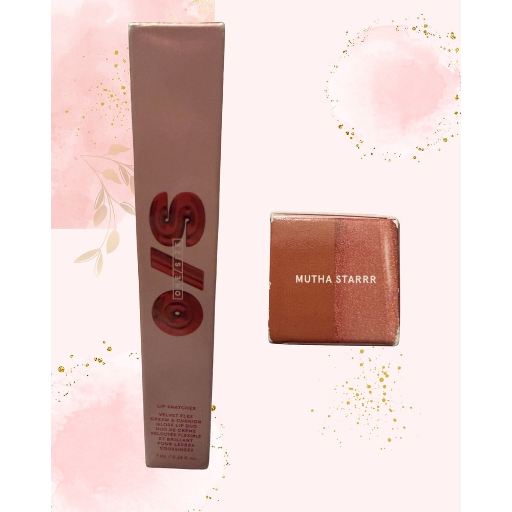 ONE/SIZE Lip Snatcher Velvet Flex Cream & Cushion Gloss Duo - Mutha Starrr - NIB